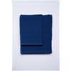 KISENE' Set 1+1 Asciug + Ospite Nido D'Ape Kisené BLU NAVY / . - BLU NAVY