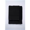 KISENE' Set 1+1 Asciug + Ospite Low Twist NERO / . - NERO