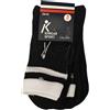 KIWEAR Calzini Mezza Spugna Rigo Pack 3 Paia - Kiwear NERO / 35/38 - NERO