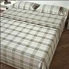 KISENE' Completo Letto Flanella Disegno Tartan VERDE / Singolo - VERDE