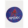 DISNEY/MARVEL Tappeto Rotondo diametro 90 Disegno Spiderman Antiscivolo BLU / Unica - BLU