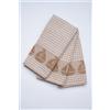 KISENE' Set 3 Strofinacci Spugna Disegno Vela BEIGE / . - BEIGE