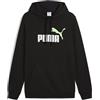 PUMA Ess 2 Color No. 1 Logo Hoodie TR, Felpe con Cappuccio Uomo, PUMA Black-Spring Fern,