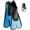 Cressi Light Fins, Pinne Corte Leggere e Potenti per Nuoto/Snorkeling Adulti e Bambini Unisex, Blu/Nero, 45/46 EU