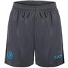 SSC NAPOLI Pantaloncino Gara Magnet, EA7 Prodotto Ufficiale, Shorts Calcio Adulto 2024/2025 - L