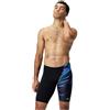 Speedo Hyperboom V-Cut Jammer, Asciugatura Rapida, Allenamento, Fitness, Resistente al Cloro Jammer per Uomo, Black e Cobalt Pop, 28