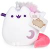 GUND Pusheen Super Pusheenicorn Extra Squishy Squisheen Peluche a forma di gatto, bianco, 15,2 cm