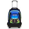 Seven Trolley Scuola Jack 3 Ruote Detach Nuanced, Blu Giallo, Zaino Con Carrello Sganciabile Da 37 Litri, Tasca Borraccia, Zainetto Staccabile, Multiuso e Spazioso, Per Scuola Elementare e Media,