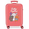 Disney Aristogatos Valigia da Cabina Coral 38 x 55 x 20 cm Rigida ABS Chiusura a combinazione laterale 78 L 2 kg 4 ruote doppie Bagaglio a mano, rosso, Valigia cabina