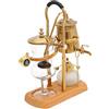 Legwfdthy Sifone per caffè e caffè creativi, stile vintage, gravity, in vetro, per caffè a sifone, sottovuoto, design a vuoto belga, base stabile, pratica maniglia