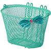 Basil Gelsomino, Cestino per Bicicletta per Bambini Gioventù Unisex, Verde, 28 cm x 20 cm x 19 cm