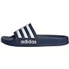 adidas Adilette Shower Slides, Infradito, Dark Blue Cloud White Dark Blue, 33 EU