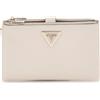GUESS Laurel SLG DBL Zip Organizer, Portafogli Donna, Osso, Unica