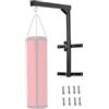 HOMCOM Supporto per Sacco da Boxe (40x64x60-88cm) Fissaggio a Parete Max 100 kg