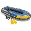 Intex 68367NP - Canotto Gonfiabile Challenger 2, 2 posti, con Accessori, PVC, Blu, 236x114x41 cm