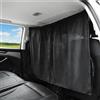 Ovege - Tenda divisoria per auto, parasole, per la privacy, per viaggi, notte, auto, campeggio, tenda rimovibile semplice (nero)