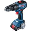 Bosch Professional Bosch - Trapano avvitatore a percussione, 18 V, 2 x 5,0 Ah, agli ioni di litio GSB 18 V-50-06019H5101