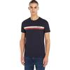 Tommy Hilfiger T-shirt Maniche Corte Uomo Scollo Rotondo, Blu (Desert Sky), XS