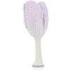 Tangle Angel - Spazzola per extension per capelli, antistatica con setole morbide, per capelli lisci o mossi, con ali d'angelo, per doccia e asciugatura, da donna, due tonalità lilla avorio