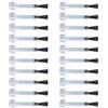 Wuzdy 20 Pezzi Pennelli di Ricambio per Smalto per Unghie, Sostituzione Smalto per Unghie Pennelli, Pennellino Unghie Gel, Pennellino Per French Unghie Gel, Liquido, Salone, Nail Art