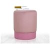 Atelier Del Sofa Pouf rosa bohémien, altezza 43 cm x profondità 38 cm, 50% cotone e 50% velluto, sponge ortopedico da 5 cm, elegante e confortevole per la decorazione di hotel e casa