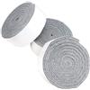 Adsamm® / 3 x rotoli di feltro autoadesivo/Grigio / 24x1000 mm/Nastro/feltro adesivo da 3.5 mm di spessore in nastro/pad protettivi per arredi