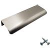 M4TEC M4TE Maniglie a Profilo per Armadietti da Cucina, Tiranti per Cassetti da Credenza, Maniglie Nascoste per Camera Da Letto Acciaio Inossidabile Spazzolato. Serie VD3: 96