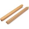 SYZOW 6 maniglie per mobili in legno, maniglie per armadietti in legno, spaziatura dei fori 320 mm, maniglie per cassetti, per mobili da cucina e cassetti e maniglie per mobili