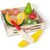 Melissa & Doug Set Frutta da Tagliare In Legno - Giocattoli di Ruolo, Cibo da Gioco, Gioco Montessori, Regalo per Bambini e Bambine, 3+ Anni