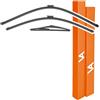 VIA ALBION® Confezione tripla adatta - Peugeot 3008 [Mk1] - 2009-2016 - Spazzole tergicristallo