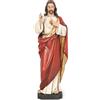 BC BUILDCLASSIC Buildclassic - Statua cattolica del Sacro Cuore di Gesù, statuetta cattolica, regali religiosi, altezza 15,2 cm, realizzata a mano