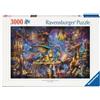 Ravensburger Puzzle per adulti da 3000 pezzi - Dragon Library