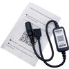 TOPXCDZ Controller RGB Bluetooth APP Smart per strisce LED RGB DC 5V 12V 24V 4 pin 5050 2835, senza fili, connettore 4 pin 5,5x2,1mm (DC 5-24V)