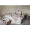 Ger3as Set Copripiumino/ 100% Biancheria da Letto in Lino Lavato, con Chiusura Hotel, StoneWashed (Lino naturale, 200 x 200 cm, 2Pz. 80 x 80 cm)
