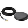 Superbat Antenna GPS + 4G LTE Magnetica per Auto con Doppio Connettore SMA Maschio Compatibile con Sistemi di Telematica Auto, Router 4G LTE e Amplificatori di Segnale Mobile