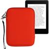 kwmobile Custodia Universale per eReader - Copertina in Neoprene arancione con Chiusura a Zip - Misura 17 x 12 x 2 cm - Astuccio portatablet
