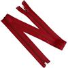 Aerzetix - Set di 8 Cerniere Lampo a Spirale N°5 65cm separabili con cursore - in Metallo Nylon Poliestere - Colore Rosso - per Cucito Artigianato creazioni Tessili