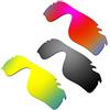 HKUCO Lenti Compatibile/Sostituzione per Oakley Radarlock Path Vented Occhiali da Sole Rosso/Nero/Gold Polarized