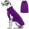 IECOii Maglione per Alano, Maglione per Cani per Razze di Cani Extra Grandi, XXXXXL Maglione per Animali Domestici Outfit Natalizio, Maglione Invernale Spesso e Caldo per Cani Maschi e Femmine, Viola