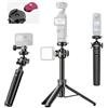 ULANZI MT90 Cka Mini treppiede per fotocamera a sgancio rapido per DJI Pocket 3/Osmo Action 5 4 3, Treppiede da viaggio 2 in 1 compatibile con Gopro/Insta360 X5 Ace/Ace Pro/X4,carico 1,5 kg
