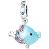 Genérico Charm in argento Sterling 925 Stitch, compatibile con ciondoli Pandora e molti altri braccialetti in argento Sterling 925, compatibile con ciondoli Pandora e molti altri bracciali con ciondoli.,