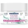 Victoria Beauty Crema ialuronica con aloe vera biologica, crema viso per pelli secche e sensibili, crema da giorno, acido ialuronico, vegano, formula naturale, 50 ml
