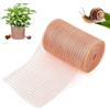 KUKUPOW Filo di rame contro lumache, 12,6 cm x 6 m, repellente per lumache, tagliabile, adatto per respingere lumache, insetti e lumache