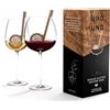 Üllo Ullo Uno Bacchette Purificanti per Vino. L'unica bacchetta di vino riciclabile a base vegetale che rimuove solfiti e istamine e nient'altro. (10 bacchette)