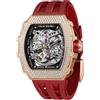 TSAR BOMBA Orologio automatico Orologi da uomo di lusso impermeabile fino a 50m movimento meccanico giapponese cassa in acciaio inox color zaffiro quadrante grande alla moda per uomo