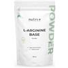 Nutri + L-Arginina Polvere Base 500g - massimo Dosaggio - vegetale da Fermentazione - pura Arginina - vegan - neutrale - senza Additivi - Qualità premium