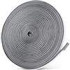 BSTDAYEVER Guarnizione a Spazzola Autoadesiva 9x23mm Guarnizionea a Spazzola Autoadesiva 10M Grigio per Finestre e Porta Scorrevole Armadi Antipolvere Antivento Riduzione del Rumore AntiFreddo