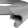 EUBSWA Guarnizione Finestra Porta Autoadesiva 10m, Nastro in Gomma (4x7mm) per Isolamento Termico,Acustico e Anti - Spifferi - Facile da Applicare, Resistente Intemperie - Ideale per Casa e Ufficio(Grigio)