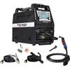 Decapower Saldatrice MIG MAG Sinergy MMA LIFT DC TIG 4 in 1 senza gas con gas Argon Co2 Saldatura 200A Saldatura alluminio Attrezzature di saldatura SPOOL GUN (XTRAMIG-200 SD PACKAGE 1)