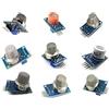 TECNOIOT 9 pz Modulo sensore di rilevamento gas MQ-2 MQ-3 MQ-4 MQ-5 MQ-6 MQ-7 MQ-8 MQ-9 MQ-135 Modulo sensore Sensore di gas Starter Kit